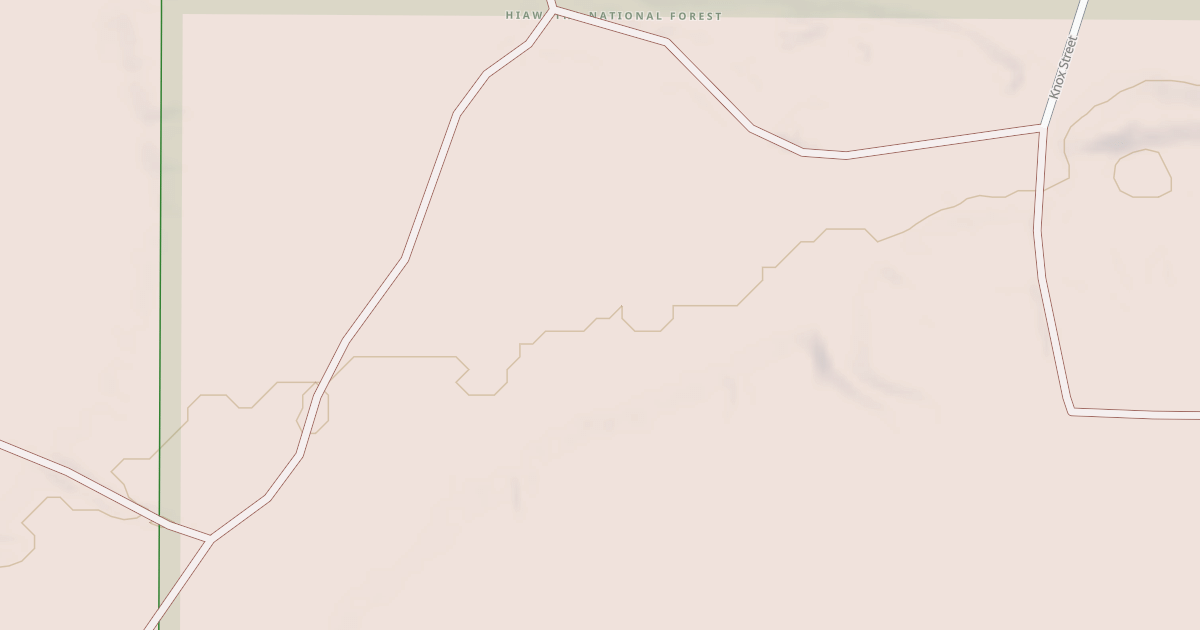 Map preview of COX POND SOUTH