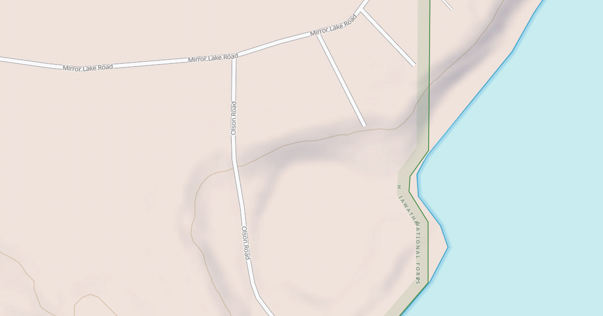 Map preview of MIRROR LAKE SPUR AA