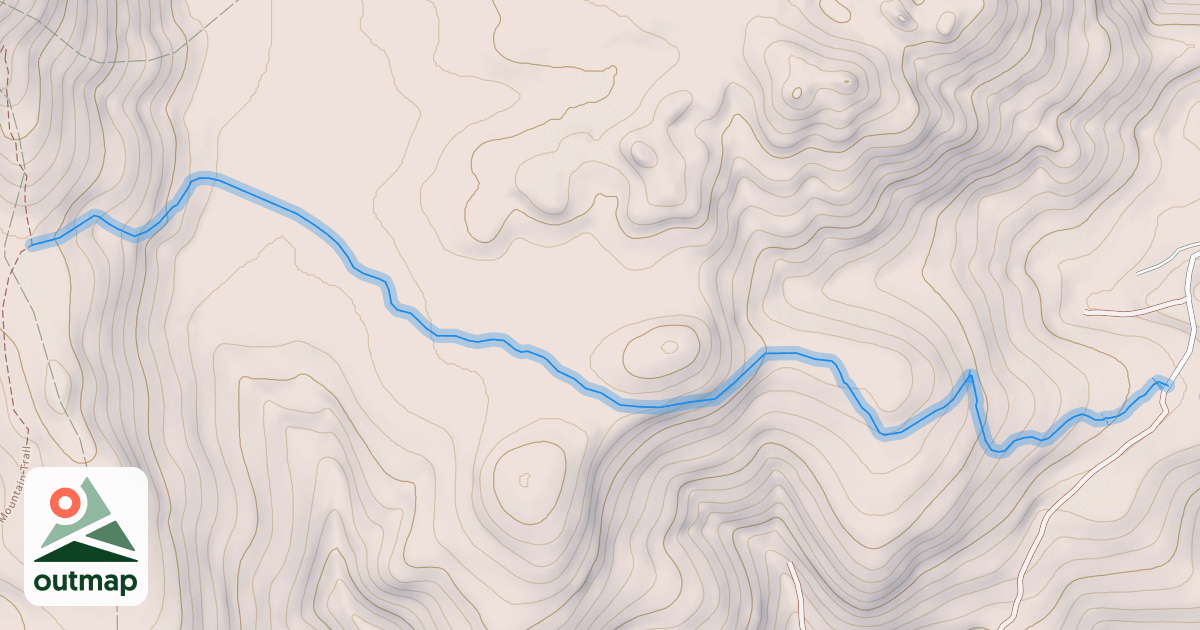 Map of Black Hall Meadows Trail