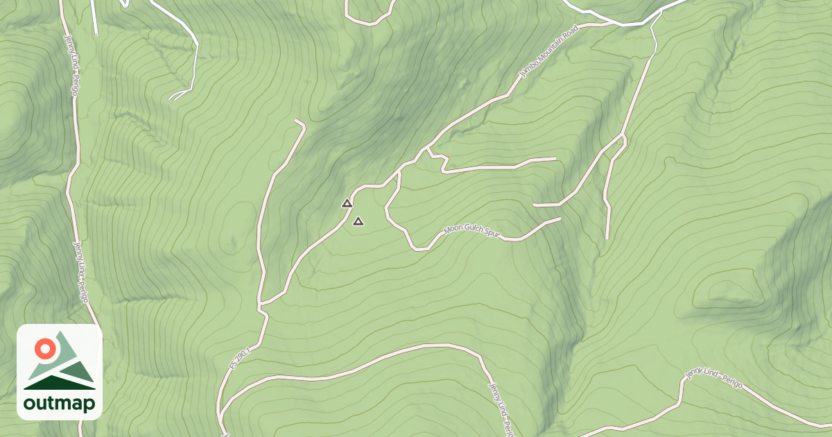 Map of MOON GULCH
