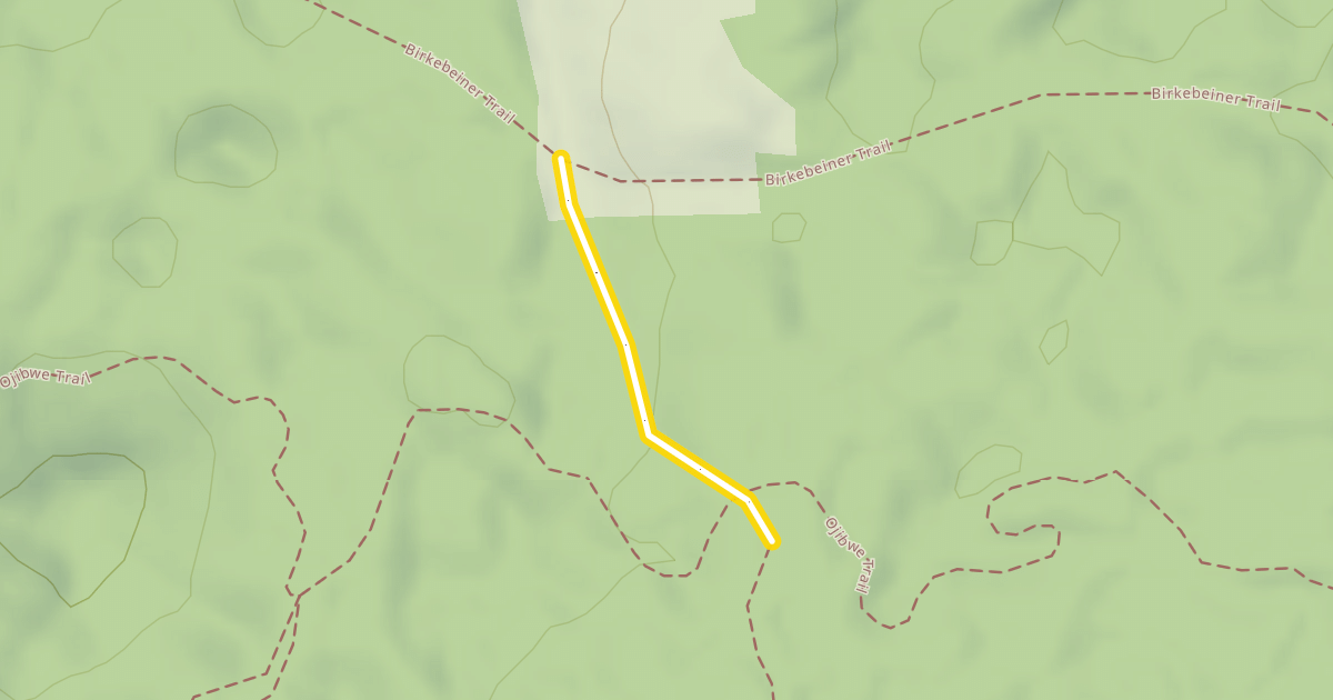 Map preview of North End Ski Trail
