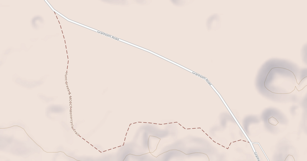 Map preview of Hunt Creek Motorcycle Trail