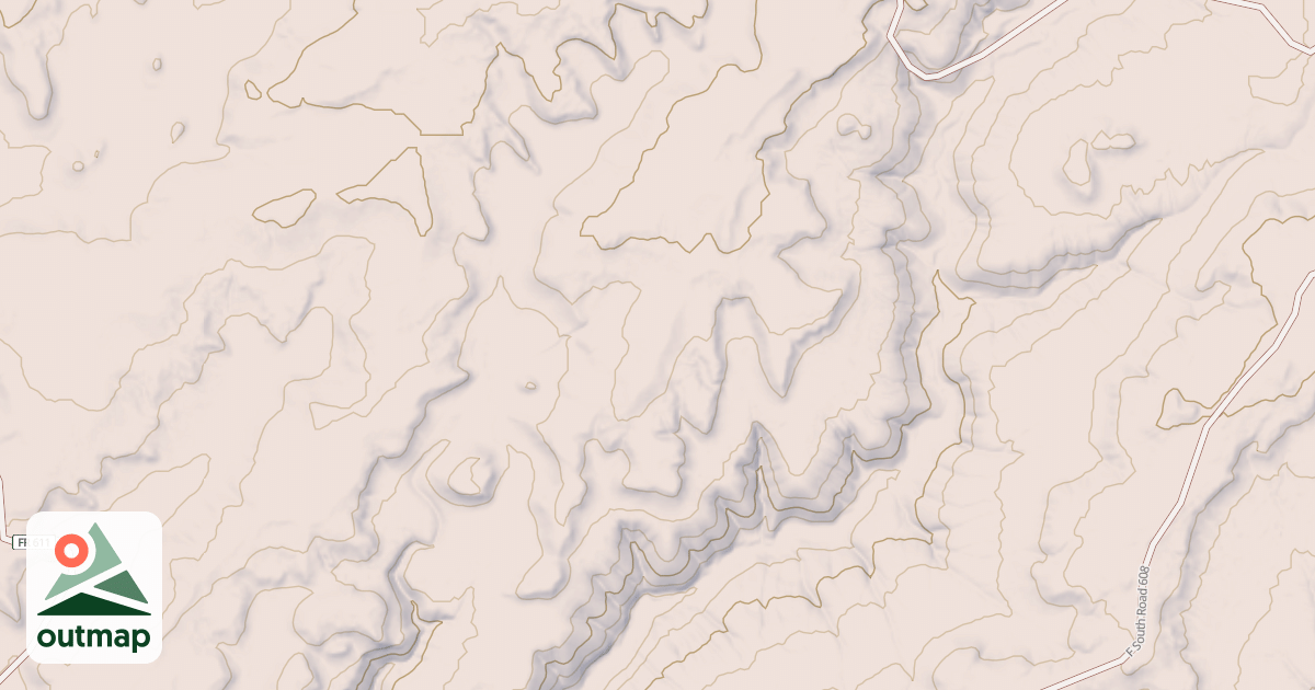 Map of HOLIDAY MESA