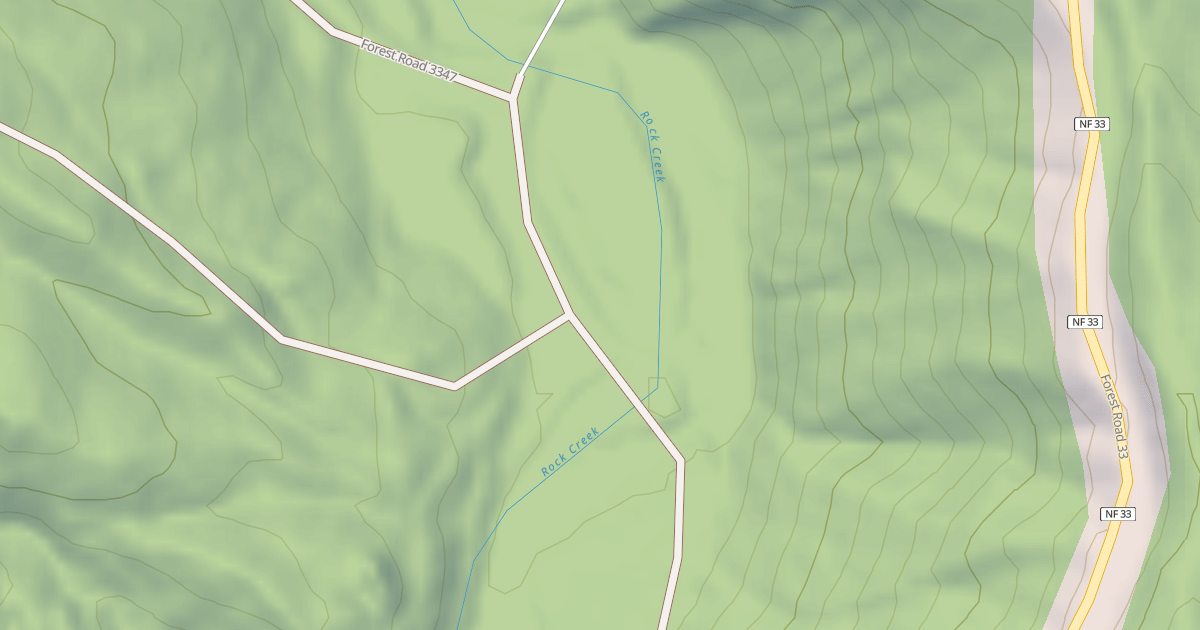 Map preview of ROCK CREEK