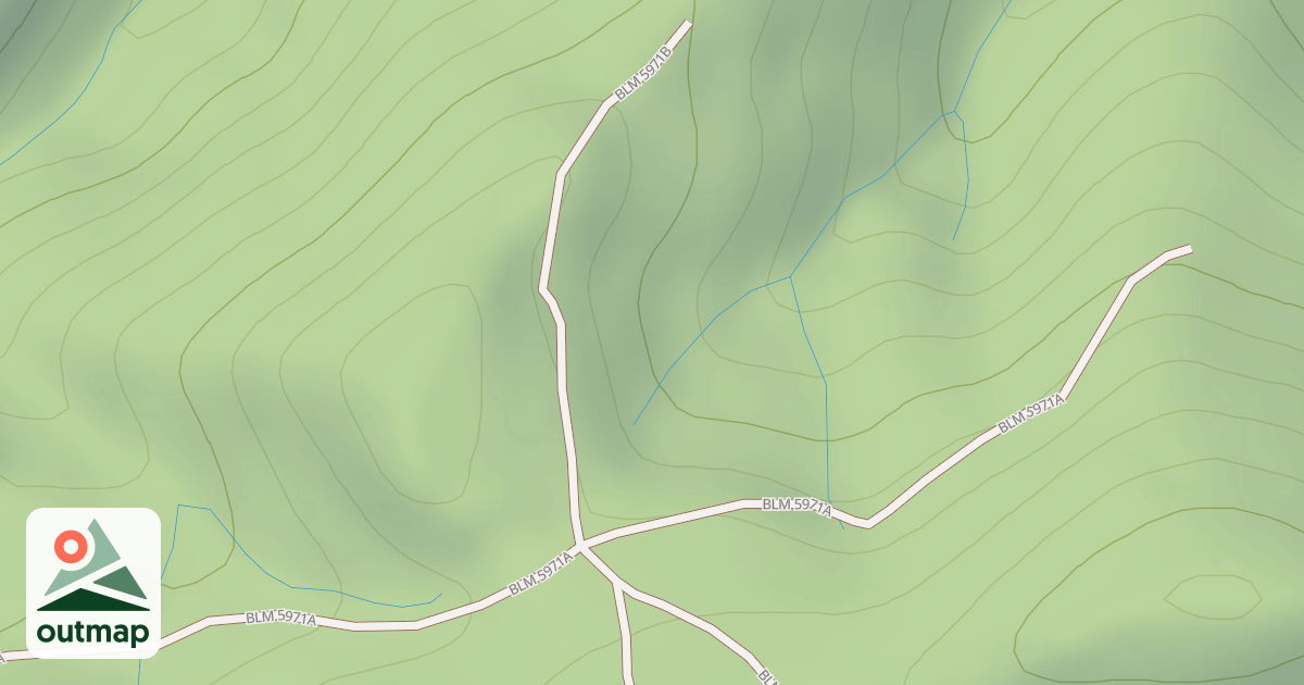 Map of BLM National GTLF Public Motorized Roads ca6fb283-711d-49aa-b04b-2450be44a0ca