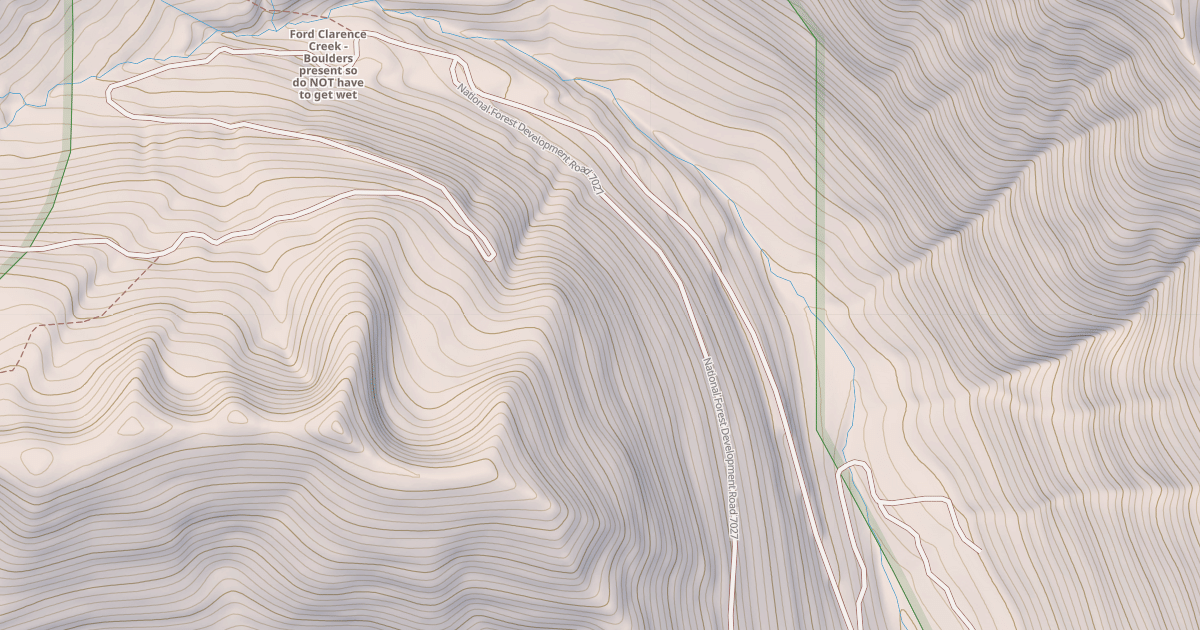Map preview of CLARENCE CREEK