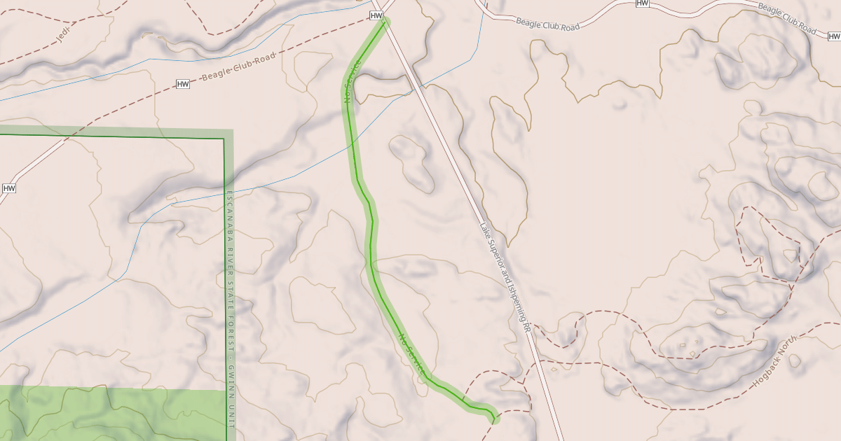 Map preview of No Service