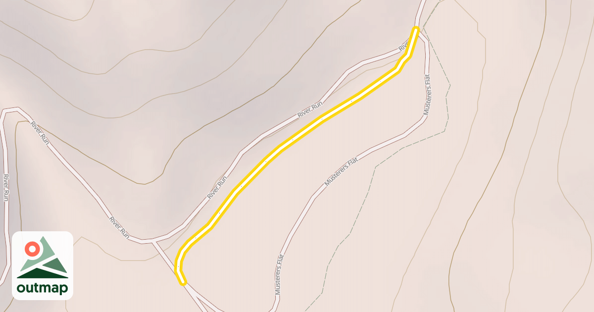 Map of Musterers Flat