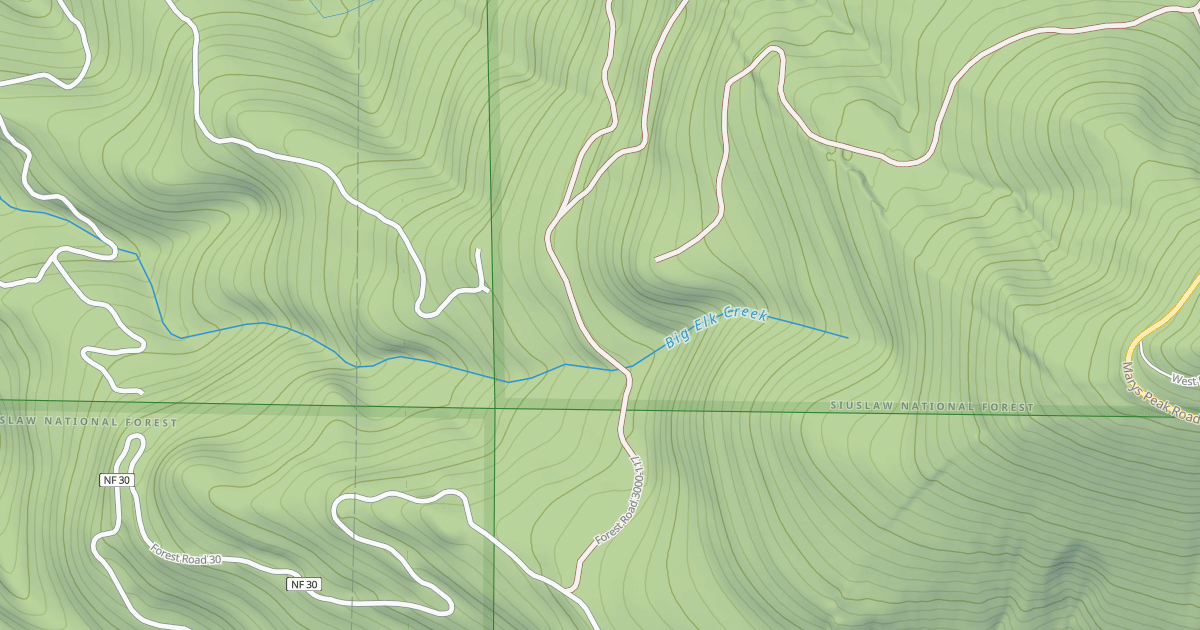 Map preview of USFS National Forest System Roads {2267B7C8-855C-4DA8-BA7D-7C9EF5FC403E}