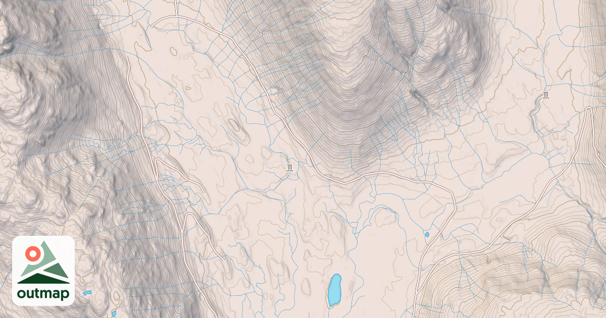 Map of NORTH THORNE RIVER
