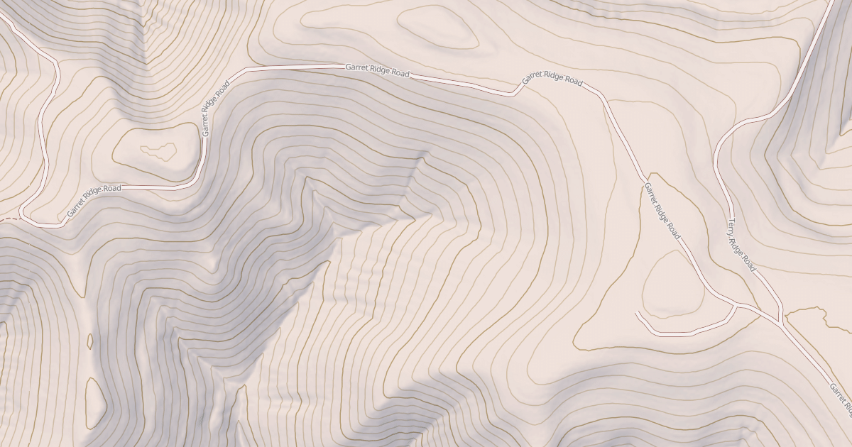 Map preview of GARRET RIDGE