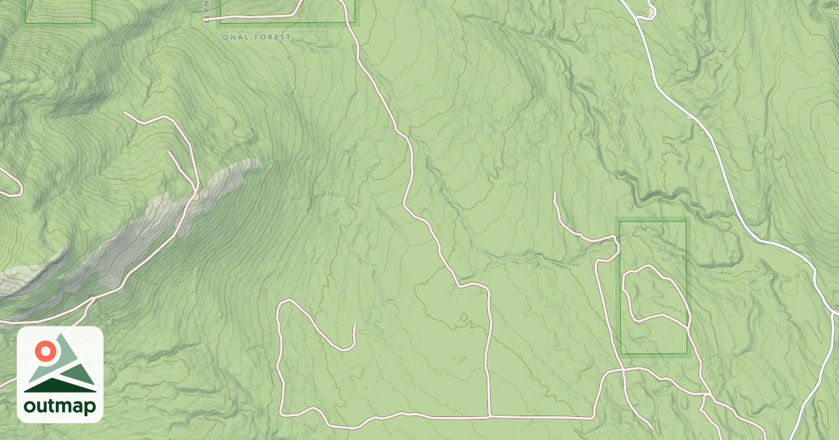 Map of EAST HUCKLEBERRY
