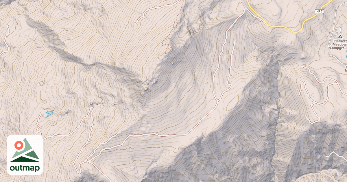 Map of BLACK BUTTE