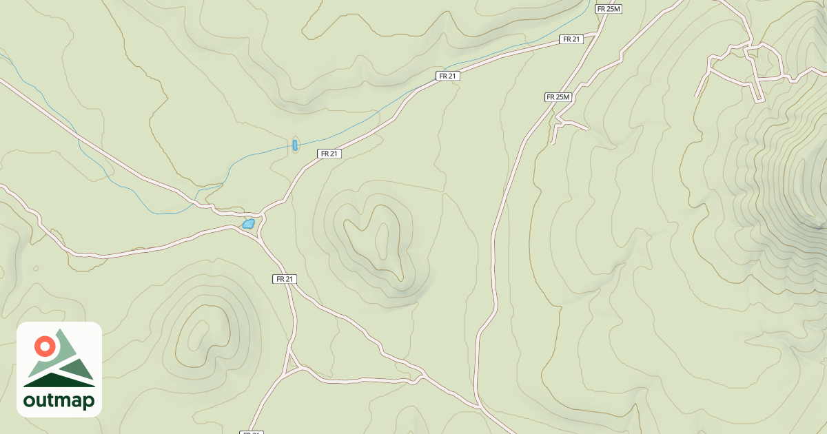 Map of USFS Motor Vehicle Use Map Roads {15315652-838B-4037-90B6-42E5EC2D83DA}