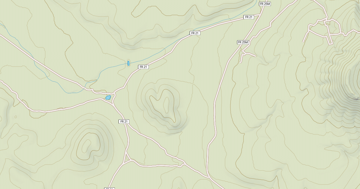 Map preview of USFS Motor Vehicle Use Map Roads {15315652-838B-4037-90B6-42E5EC2D83DA}