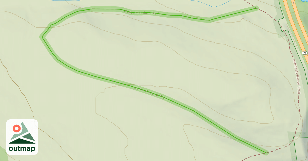Map of Noble Meadow Trail