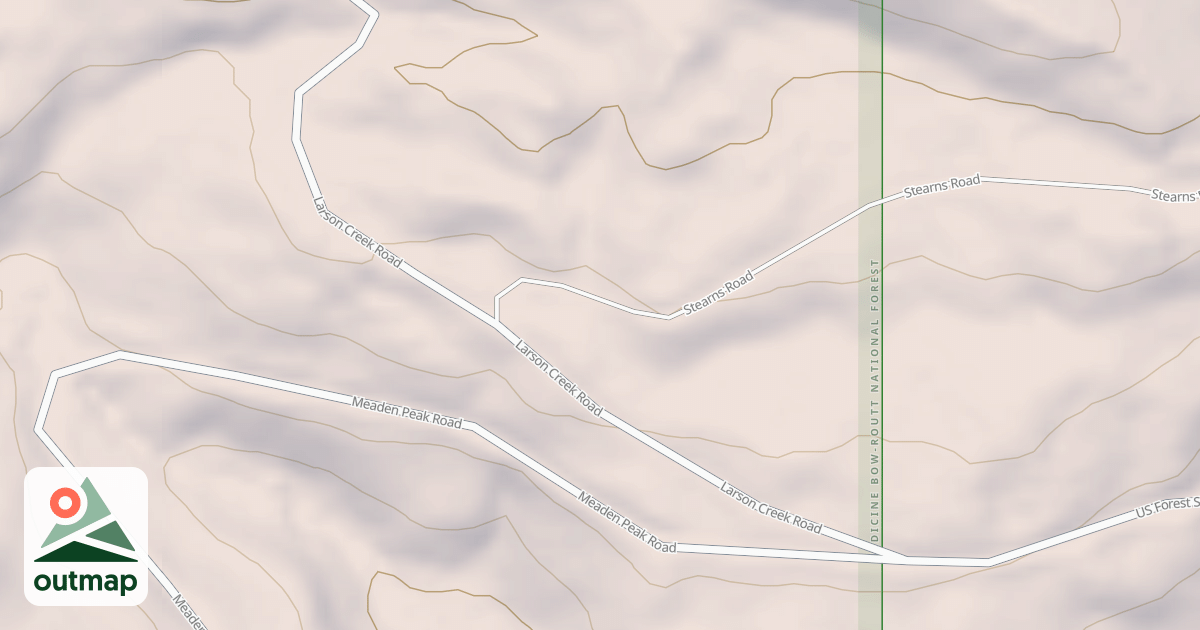 Map of LARSON CREEK