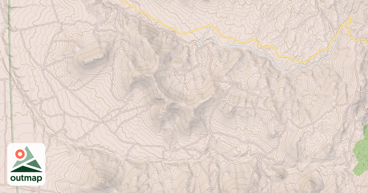 Map of CORRAL CANYON