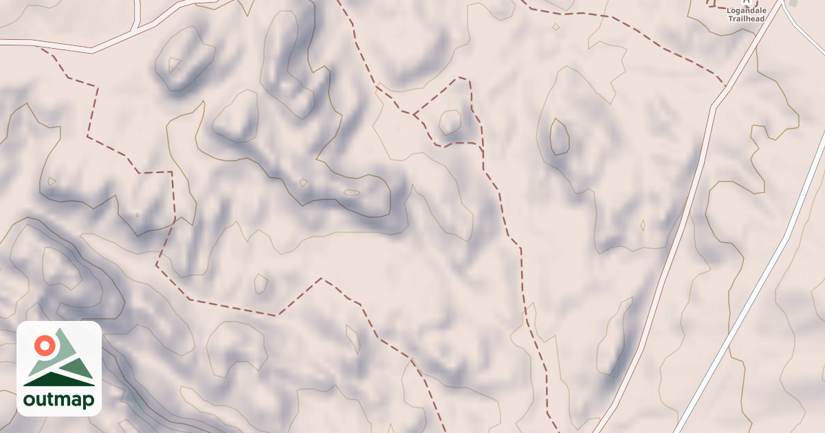 Map of BLM National GTLF Public Motorized Roads 43862ee3-49dd-44c1-960c-c713defe9e58