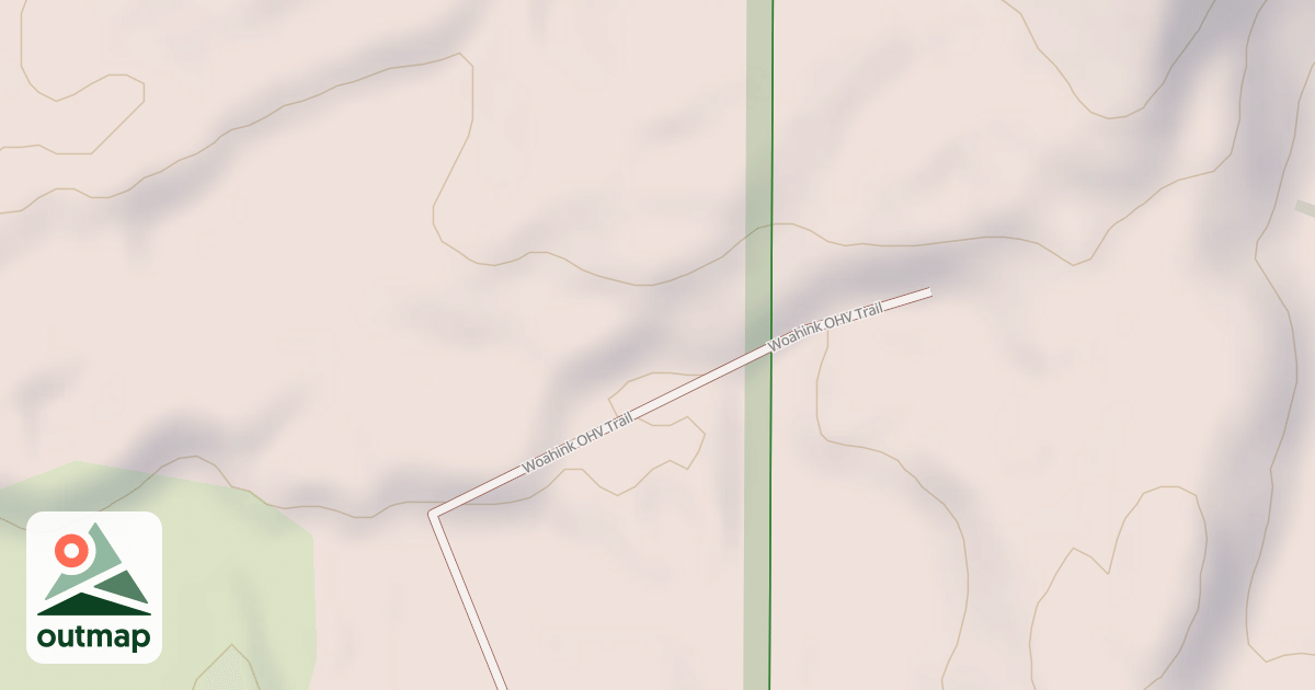 Map of USFS Motor Vehicle Use Map Trails 15644