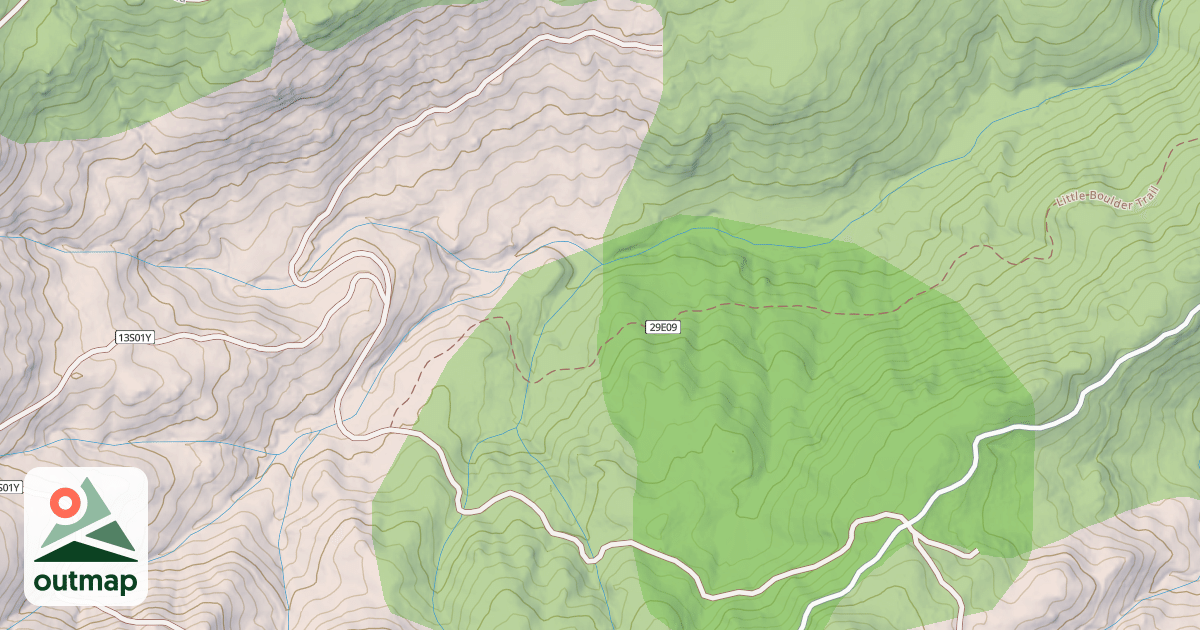 Map of BOULDER GROVE