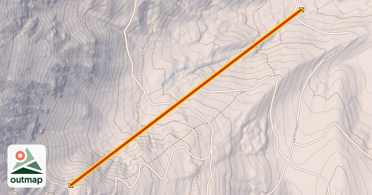 Map of Pierre's Knob