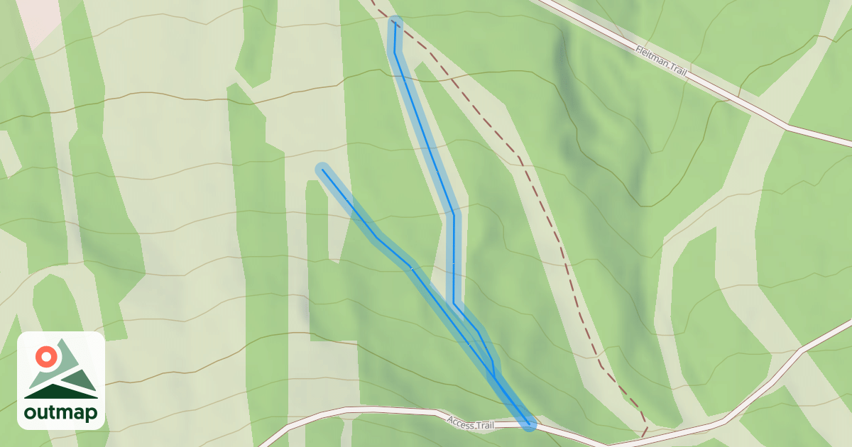 Map of Christiana Slope