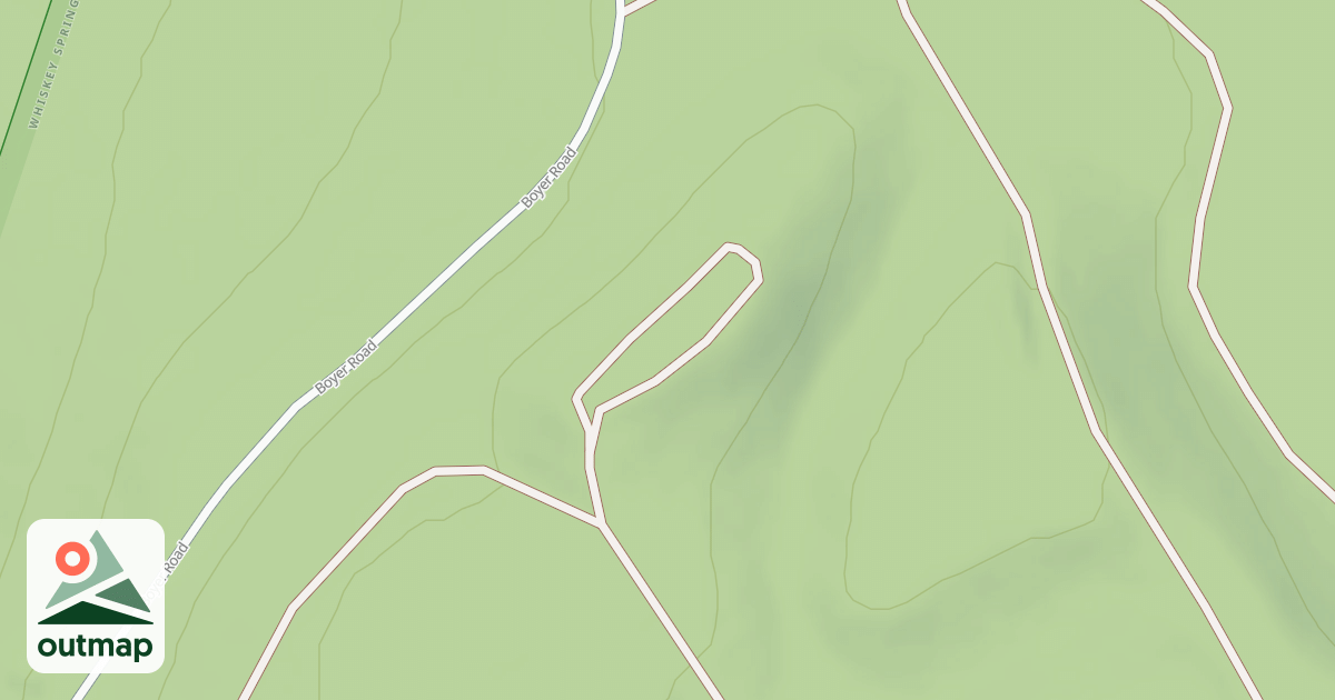Map of Whiskey Springs Trails