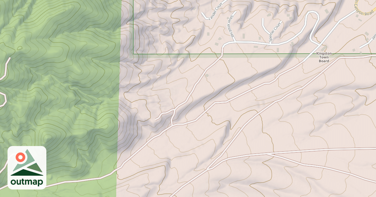 Map of BROAD CANYON