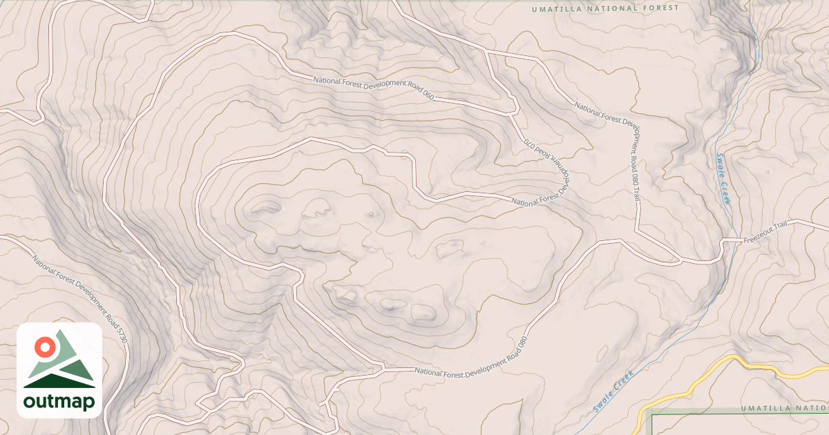 Map of USFS National Forest System Roads {31E8F151-DC1B-494B-878B-76B71CA2739F}