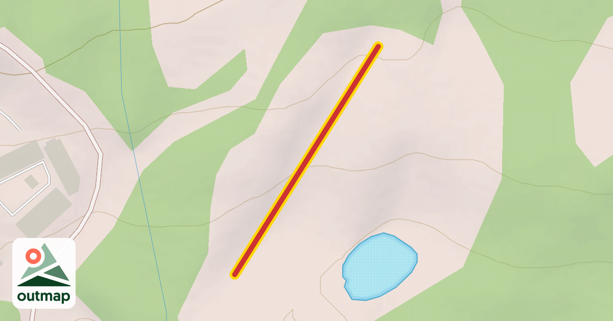 Map of Mega Snow Coaster Tube Ride