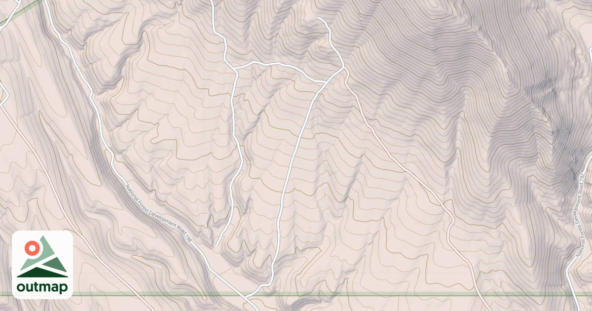 Map of BLACK MOUNTAIN