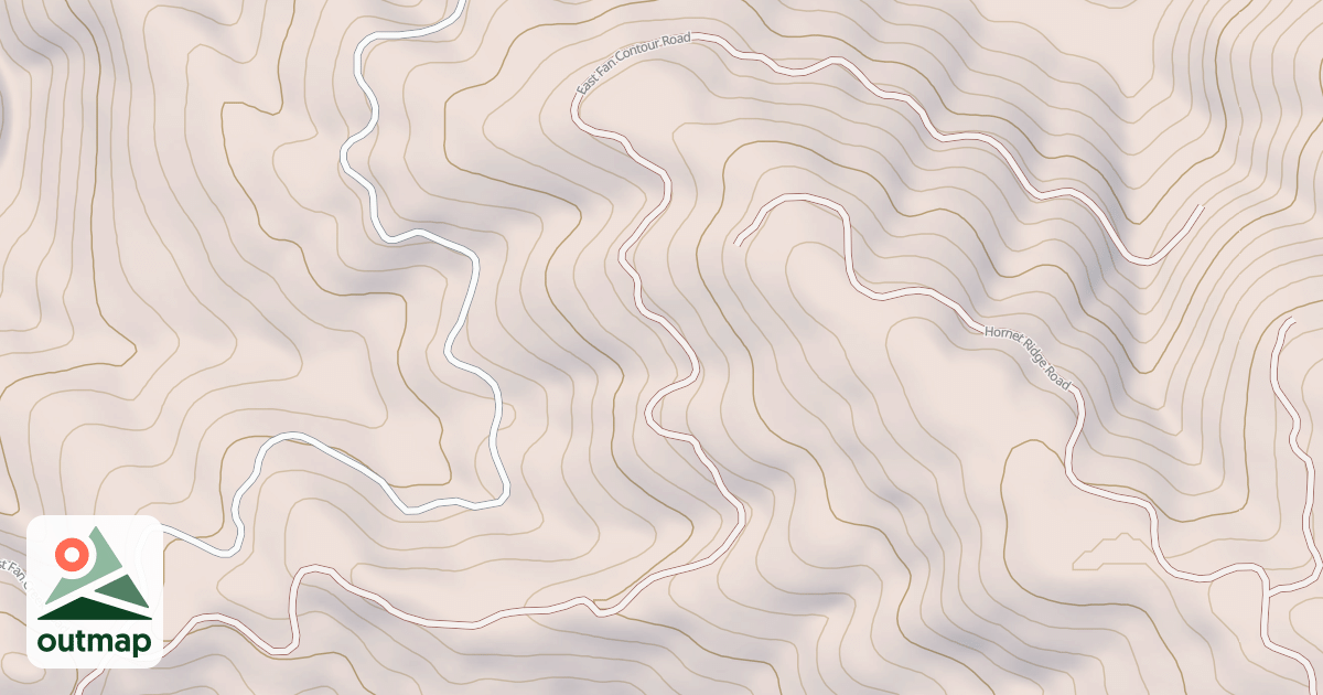 Map of EAST FAN CONTOUR