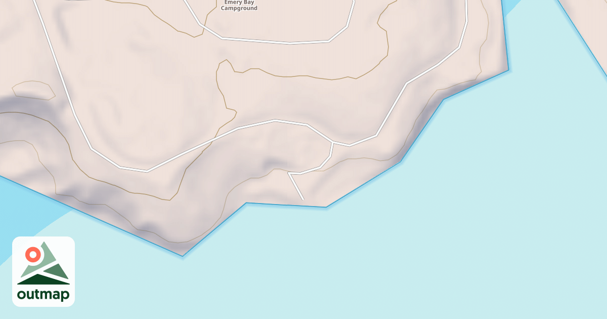 Map of EMERY BAY BOAT LANDING