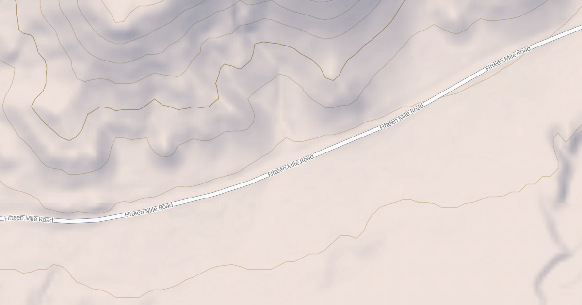 Map preview of FIFTEEN MILE