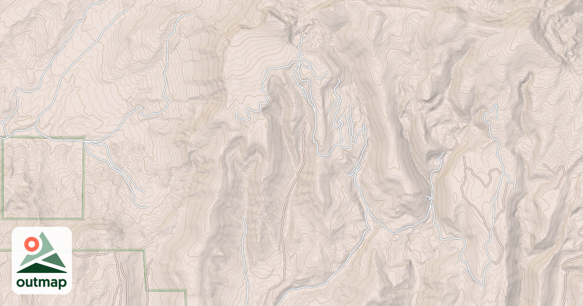 Map of Lone Pine Pass