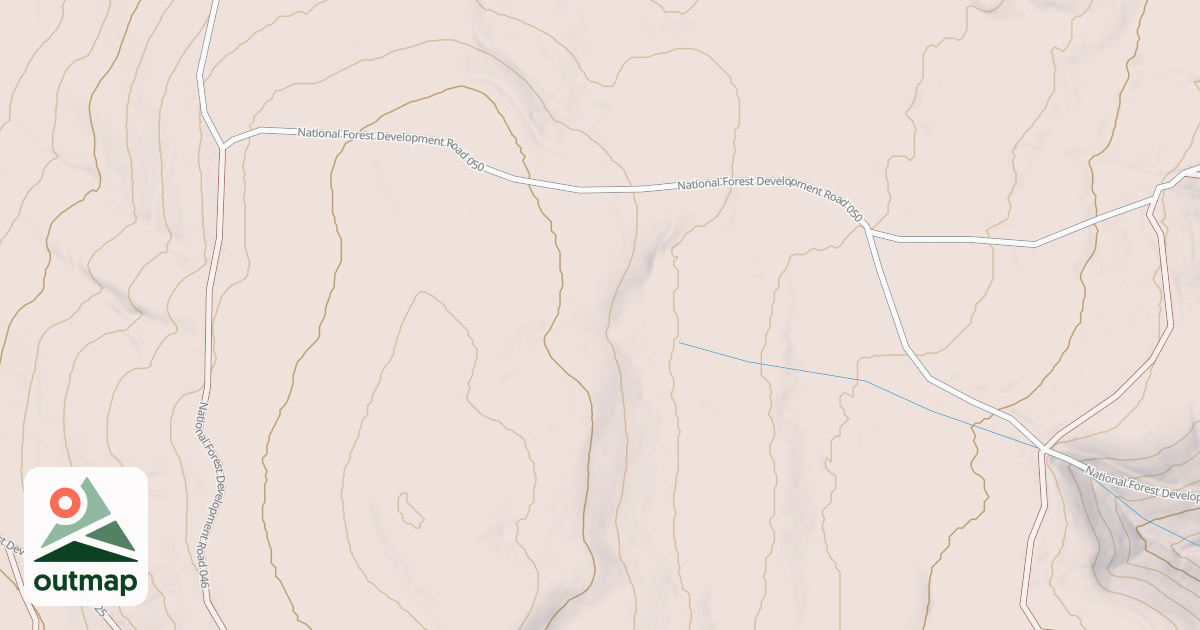 Map of USFS National Forest System Roads {3610675F-3443-4D0A-B1A5-30DF60BAE541}
