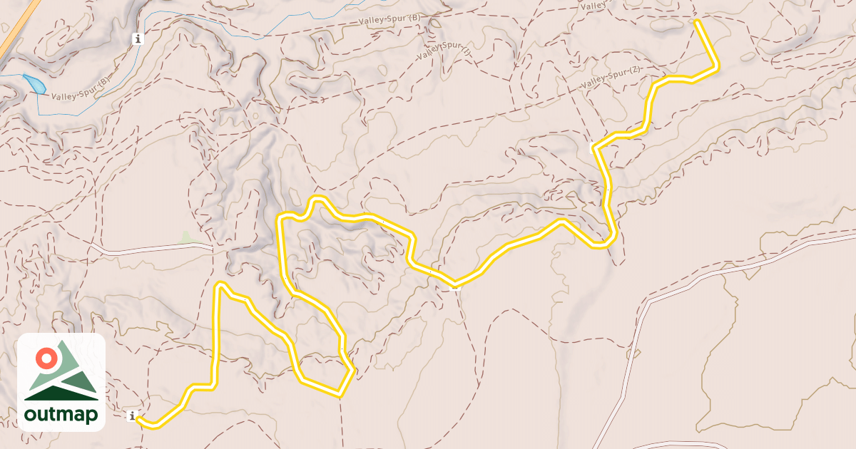 Map of Valley Spur (G)
