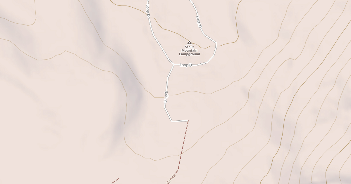 Map preview of SCOUT MTN. LOOP E