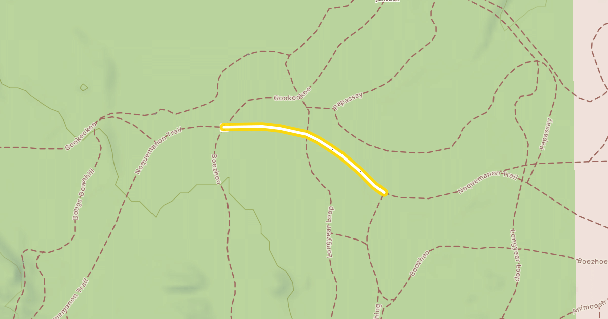 Map preview of Noquemanon Trail