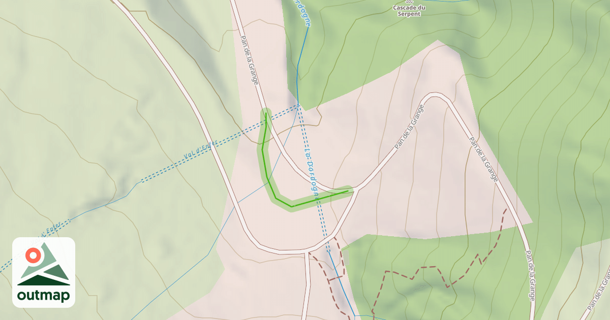 Map of Plan de la Grange