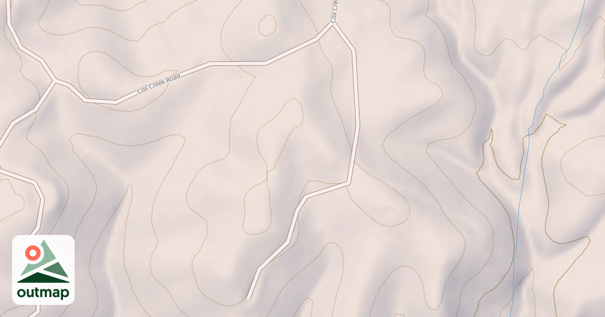Map of COX CREEK