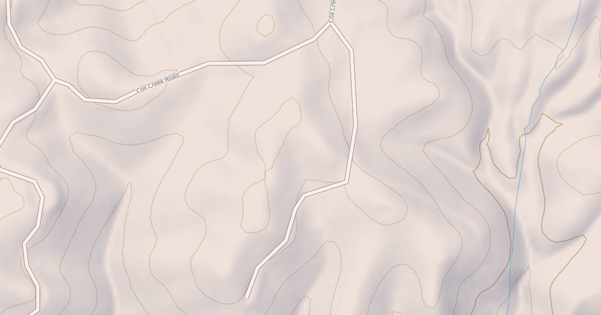 Map preview of COX CREEK