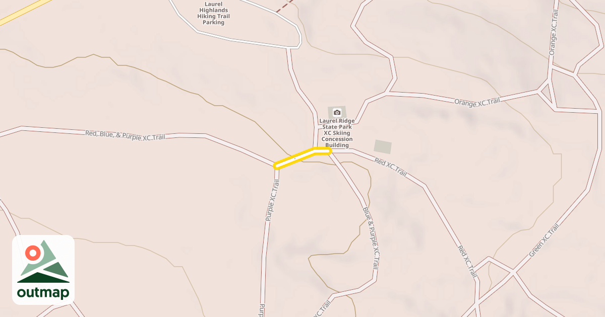 Map of Red XC Trail