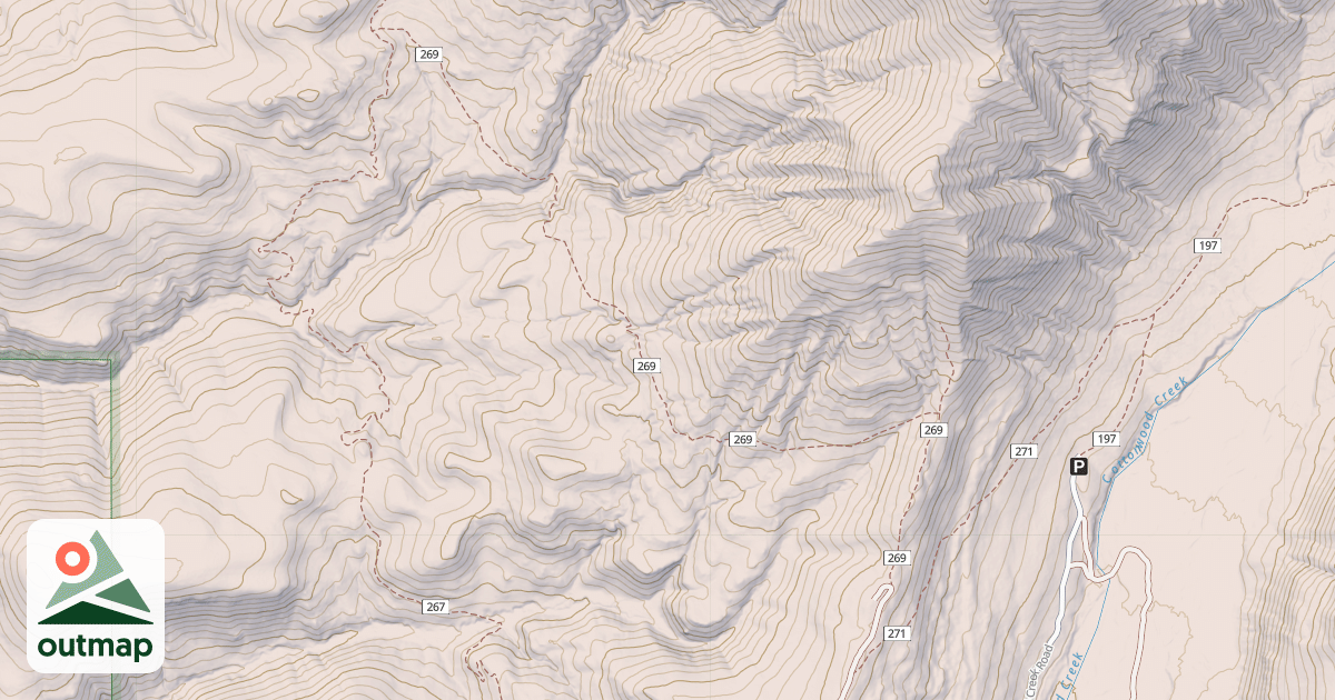 Map of Horse Creek Tie