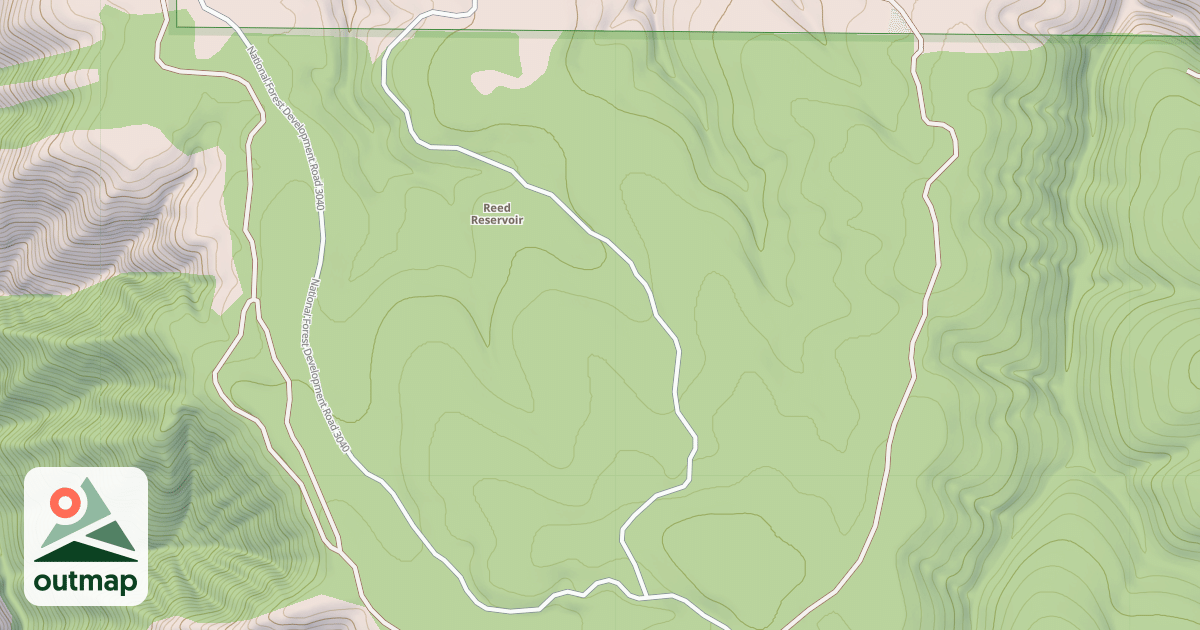 Map of N429C REED RESERVOIR