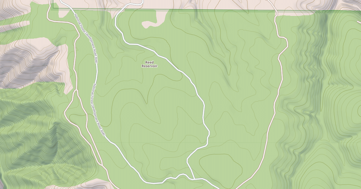 Map preview of N429C REED RESERVOIR