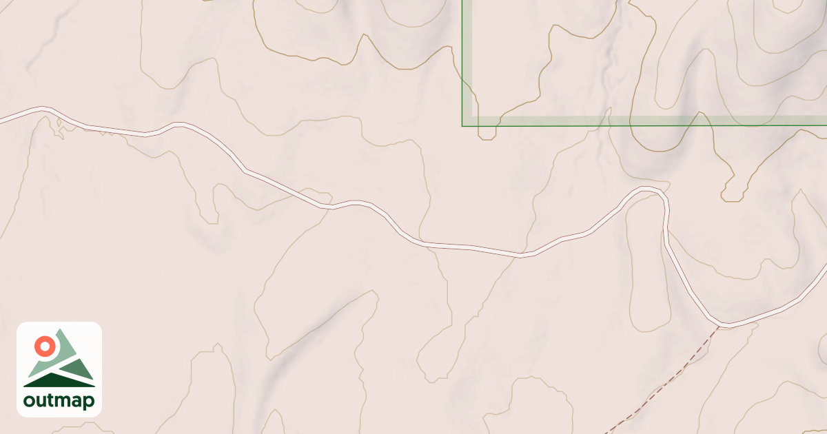 Map of MOORES FLAT