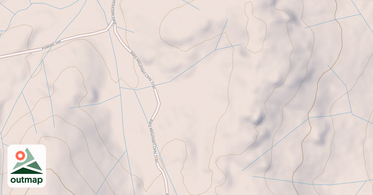 Map of BALD MOUNTAIN T4