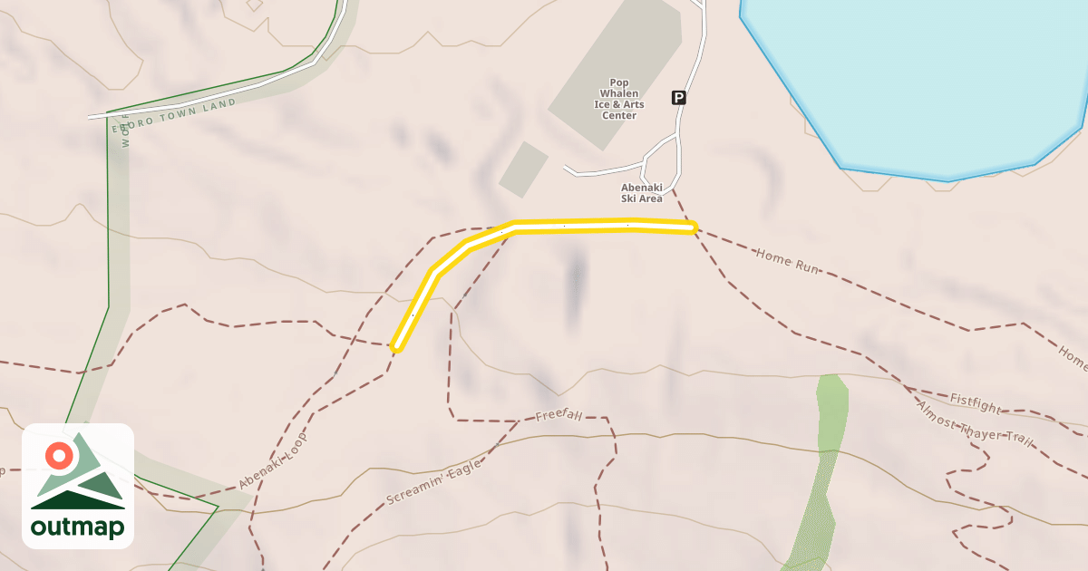 Map of Abenaki Loop